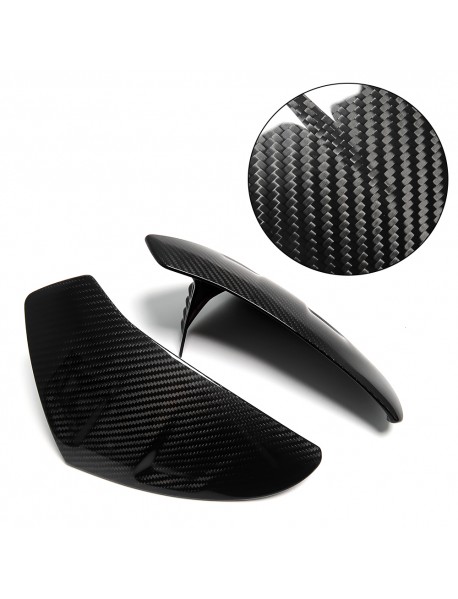 2pcs Genuine Carbon Fiber TRD Sport Mirror Caps Cover For Lexus RC ES IS LS LC UX 2019 2020 2021 Side Wing Rearview Caps Trim