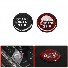 BMW 1 2 3 4 8 Series G20 G22 G14 G05 G06 Z4 G29 X5 X6 X7 Carbon Fiber Ignition Button Engine Start Stop Sticker Cover