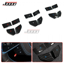 Steering Wheel Volume Button Multi-color Carbon Fiber Cover For GMSV For Chevrolet Corvette C8 Stingray Sports Car 2020 2021
