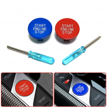Red/Blue Engine Start Stop Push Button Cover Trim For BMW 1 2 3 4 8 Series F40 F44 G20 G21 G22 G23 G24 G14 G15 2019 2020 2021