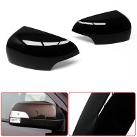 For Ford Ranger T6 Raptor Wildtrak 2012-2021 Everest 2015-2021 Gloss Black Side Mirror Caps Rearview Mirror Cover Case Replace