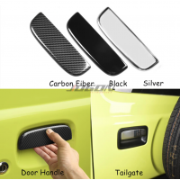 3pcs S.Steel Side Body Door Handle Trim For Suzuki Jimny Sierra JB64 JB74 2019-2020 Car Tailgate Door Handle Cover Accessories