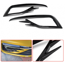 Car Accessories Front Side Bumper Fog Light Eyelid Eyebrow Airvent Splitter Trim For Volkswagen VW Golf 7.5 MK7.5 2019 2020
