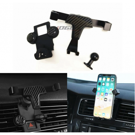 For VW Golf 7 MK7 MK7.5 R GTI GTE 2014-2018 Gravity Phone Holder Snap-On Install Custom MADE