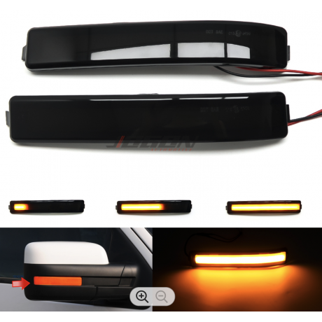 LED Dynamic Turn Signal Lamp Blinker Sequential Side Mirror Indicator Light For Ford F-Series F-150 F150 2009-2014 SVT Raptor