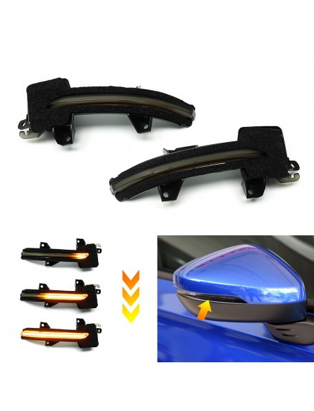 2pcs Amber For Civic 11th 2022+ FE FL Car LED Dynamic Turn Signal Side Mirror Lamp Indicator Blinker Lights Rearview Accessories