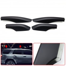 Replace 4Pcs Roof Rack Bar Rail End Cover Shell Cap For Toyota Fortuner AN50 AN60 Hilux SW4 2004 -2015 Car Accessories