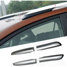 Silver Roof Rack Luggage Rack Bar Rail End Cover Shell Cap Trim For Toyota RAV4 RAV 4 XA40 2013 2014 2015 2016 2017 2018 Replace